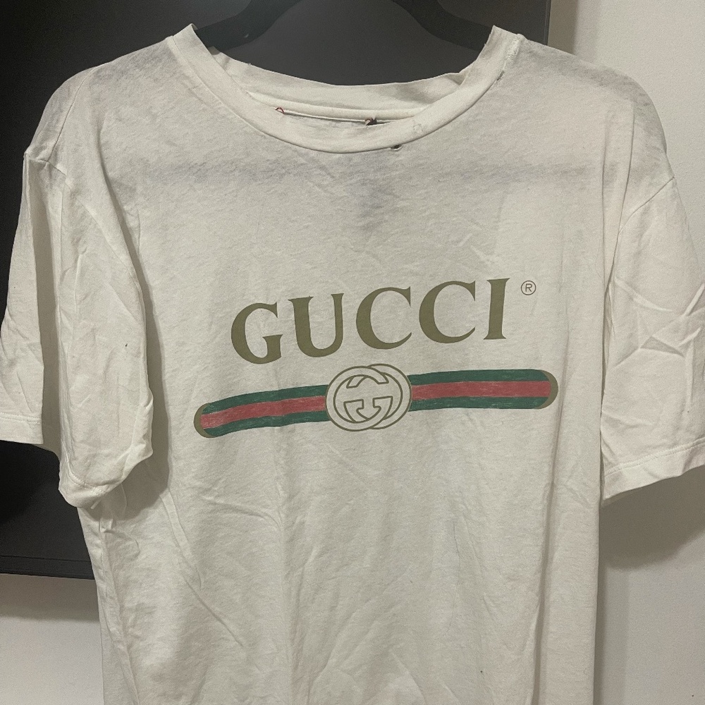 Classic Gucci Logo T Shirt